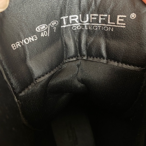 Lace-Up Platform Combat Boots, Truffle Collection, EU 40/US 9 - Picture 4 of 7